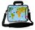 Laptoptas 15,6 inch wereldkaart dieren - Sleevy